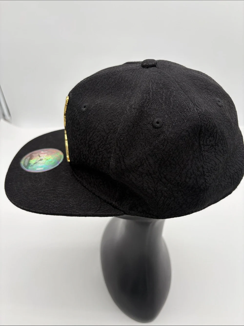 Nike Air Jordan Jumpman Youth Black Gold Tone Logo Snapback Kids 8-20